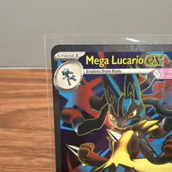 Pokemon TCG Mega Lucario EX 160/132 Ultra Rare Holo Card Mega Evolutions - Image 2