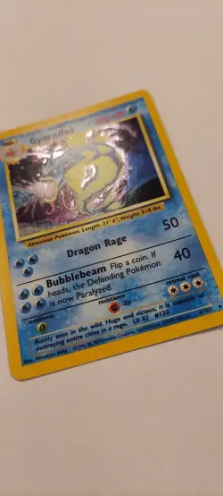 Pokemon Gyarados TCG Base Set Holo Card 6/102 Unlimited Rare NM - Image 4