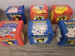 VINTAGE 1999 Burger King /Nintendo Pokemon 23K Gold Plated Trading Card Full Set - Image 1