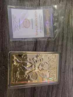 VINTAGE 1999 Burger King /Nintendo Pokemon 23K Gold Plated Trading Card Full Set - Image 5