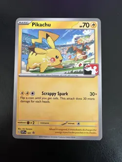 Pokemon Card - Scarlet Violet Pikachu SVP101 League Promo NM UNSEALED - Image 1
