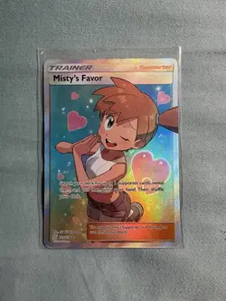 Misty’s Favor Full Art Card SM Unified Minds 235/236 Pokemon TCG English NM-MT - Image 3