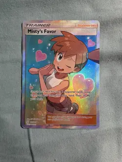 Misty’s Favor Full Art Card SM Unified Minds 235/236 Pokemon TCG English NM-MT - Image 5