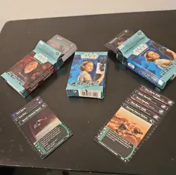 Star Wars TCG WOTC Card Lot Rares Uncommons Commons Foils Starter Decks AOTC - Image 1