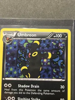 Pokemon TCG Umbreon Black White Holo Card BW93 Black Star Promo MP - Image 2