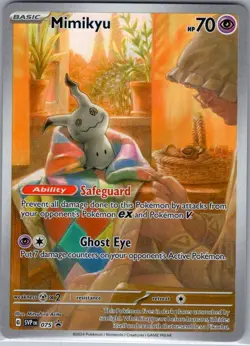 Mimikyu SVP 075 SV: Scarlet & Violet Promo Cards - Pokemon Card - NM - Image 1
