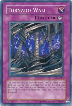 Tornado Wall - LON-023 - Common - LP YuGiOh TCG Card - Image 1