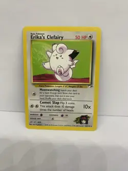 Pokemon Card - Erika's Clefairy Gym Challenge 40/132 Rare Non Holo - Image 1