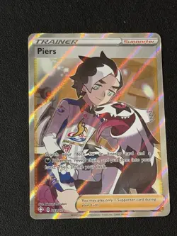 Piers 069/072 - Shining Fates - Ultra Rare Holo Pokemon Card Near Mint - Image 1