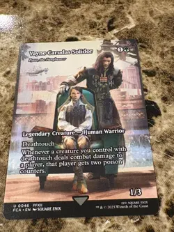 VAYNE CARUDAS SOLIDOR Magic MTG Final Fantasy Borderless - Image 1