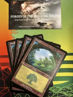Forest 451 Retro x4 4x 4 - MTG - CMM - Commander Masters - Image 1