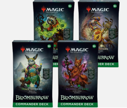 MTG Magic The Gathering Bloomburrow Commander Deck Case 4 Sealed Decks - Image 2
