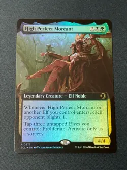 🌈 FOIL IN-HAND High Perfect Morcant Extended Art NM SHIPS ASAP Lowryn Eclipsed - Image 1