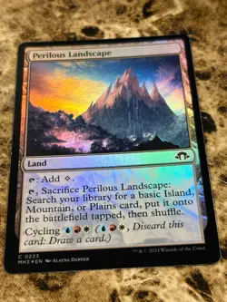 PERILOUS LANDSCAPE Magic MTG Modern Horizons 3 Foil - Image 1