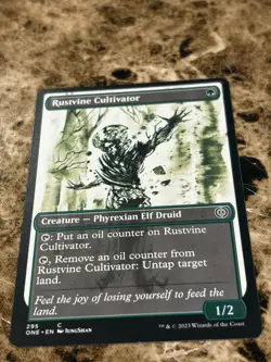 RUSTVINE CULTIVATOR Magic MTG Phyrexia: All Will Be One Showcase Compleat - Image 1