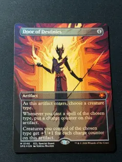 🌈 FOIL IN-HAND MULTIPLE Door of Destinies Borderless NM Special Guest - Image 1