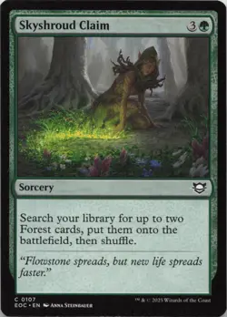 Skyshroud Claim C Commander: Edge of Eternities 107 NM MTG - Image 1