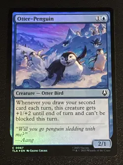 MTG Avatar: The Last Airbender Otter-Penguin Foil 0067 NM - Image 1
