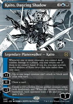 MTG Kaito, Dancing Shadow (340/493) Phyrexia All Will Be One NM - Image 1