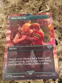 MANY PARTINGS Magic MTG Lord of the Rings LOTR Borderless - Image 1