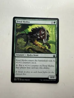 Feral Hydra NM Battlebond Magic The Gathering Mtg Near Mint Creature Hydra - Image 1