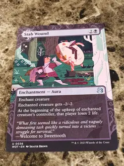 STAB WOUND Magic the Gathering MTG Wilds of Eldraine Showcase - Image 1