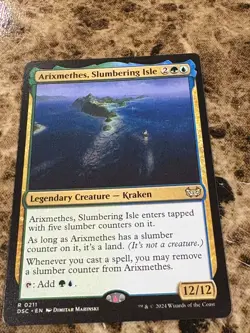 ARIXMETHES, SLUMBERING ISLE Magic MTG Commander Duskmourn - Image 1