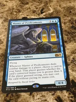 MASTER OF PREDICAMENTS Magic MTG M15 Core Set LP - Image 1