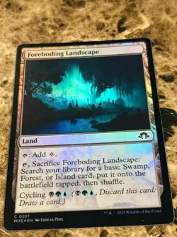FOREBODING LANDSCAPE Magic MTG Modern Horizons 3 Foil - Image 1