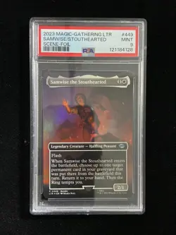 2023 Magic the Gathering MTG Scene Foil #449 Samwise Stouthearted PSA 9 -TJ68 - Image 1
