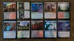 MTG Magic the Gathering Collection Lot 100 Rares/Mythics w/ 10 Foils NM #122 - Image 1