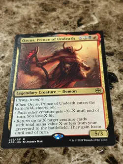 ORCUS, PRINCE OF UNDEATH Magic MTG Adventures in Forgotten Realms - Image 1