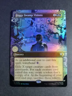 Foggy Swamp Visions (Showcase Foil) Rare MTG Avatar - Image 1