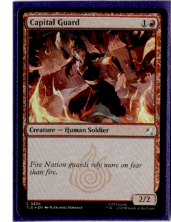 Capital Guard - Foil - 0234 - MTG X Avatar The Last Airbender - Image 1