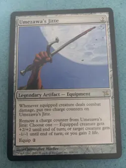 Umezawa's Jitte Betrayers of Kamigawa LP/NM MTG - Image 1