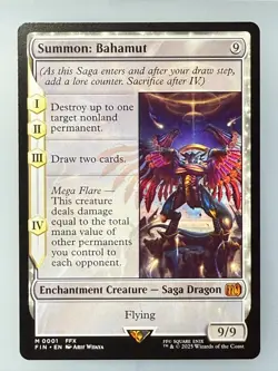Magic the Gathering - Summon: Bahamut 1 - Image 1