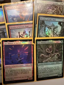 17 MTG Shrine FOIL Lot Honden, Sanctum, Go-Shintai, Extended, Life’s Origin - Image 4