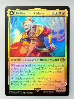 Magic the Gathering - Kefka, Court Mage Foil 231 - Image 1