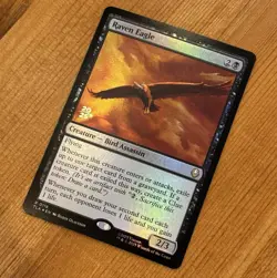 Raven Eagle [Prerelease] R 0116, NM Foil Promo, MTG Avatar: The Last Airbender - Image 2