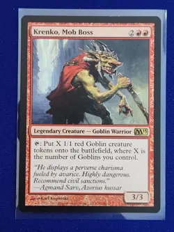 Krenko, Mob Boss #138 MTG [M13] Rare Red Legendary Creature Regular NM - Image 1