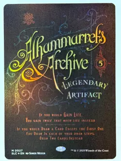 Magic the Gathering - Secret Lair Alhammarret's Archive Foil 0027 - Image 1