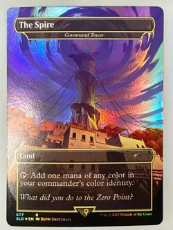 Magic the Gathering - The Spire Command Tower Foil Secret Lair 677 - Image 1