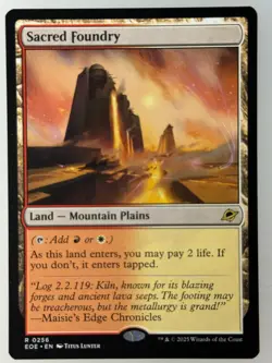 Magic the Gathering - Sacred Foundry 0256 - Image 1