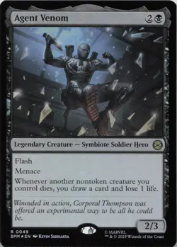 Agent Venom - FOIL - R Marvel's Spider-Man 49 - MTG - Image 1