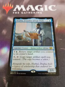 MTG. Drafna, Founder of Lat-Nam. Foil. The Brothers' War. Pack Fresh - Image 1