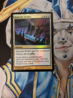 Supreme Verdict FOIL MTG Return to Ravnica Buy-A-Box Promo Modereately Played x1 - Image 1