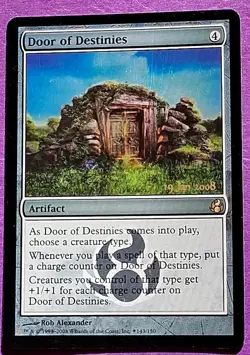 MTG Door of Destinies Prerelease Promo 19 January 2008 Foil NM - Image 3