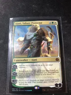 Ajani, Valiant Protector FOIL Aether Revolt NM Mythic Rare CARD ABUGames - Image 1