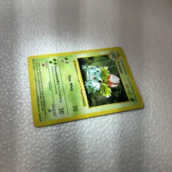 Pokemon TCG Ivysaur Base Set, Shadowless Uncommon Card 30/102 1999 - Image 3