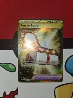 Pokemon TCG Rescue Board 225/167 Gold Secret Rare Twilight Masquerade NM - Image 1